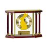 [EX103] Executive 4-Pillar Gold & Rosewood Piano Finish Clock  Thumbnail