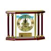 [EX103] Executive 4-Pillar Gold & Rosewood Piano Finish Clock  Thumbnail