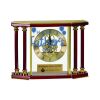 [EX103] Executive 4-Pillar Gold & Rosewood Piano Finish Clock  Thumbnail