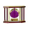 [EX103] Executive 4-Pillar Gold & Rosewood Piano Finish Clock  Thumbnail