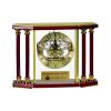 [EX103] Executive 4-Pillar Gold & Rosewood Piano Finish Clock  Thumbnail
