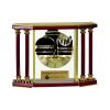 [EX103] Executive 4-Pillar Gold & Rosewood Piano Finish Clock  Thumbnail