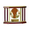 [EX103] Executive 4-Pillar Gold & Rosewood Piano Finish Clock  Thumbnail