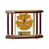 [EX103] Executive 4-Pillar Gold & Rosewood Piano Finish Clock  Thumbnail