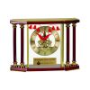 [EX103] Executive 4-Pillar Gold & Rosewood Piano Finish Clock  Thumbnail