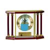 [EX103] Executive 4-Pillar Gold & Rosewood Piano Finish Clock  Thumbnail
