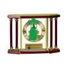 [EX103] Executive 4-Pillar Gold & Rosewood Piano Finish Clock  Thumbnail
