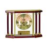 [EX103] Executive 4-Pillar Gold & Rosewood Piano Finish Clock  Thumbnail