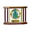 [EX103] Executive 4-Pillar Gold & Rosewood Piano Finish Clock  Thumbnail
