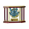 [EX103] Executive 4-Pillar Gold & Rosewood Piano Finish Clock  Thumbnail