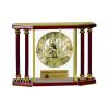 [EX103] Executive 4-Pillar Gold & Rosewood Piano Finish Clock  Thumbnail