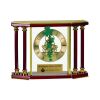[EX103] Executive 4-Pillar Gold & Rosewood Piano Finish Clock  Thumbnail
