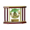 [EX103] Executive 4-Pillar Gold & Rosewood Piano Finish Clock  Thumbnail