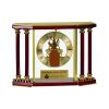 [EX103] Executive 4-Pillar Gold & Rosewood Piano Finish Clock  Thumbnail