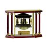 [EX103] Executive 4-Pillar Gold & Rosewood Piano Finish Clock  Thumbnail