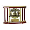 [EX103] Executive 4-Pillar Gold & Rosewood Piano Finish Clock  Thumbnail