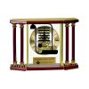 [EX103] Executive 4-Pillar Gold & Rosewood Piano Finish Clock  Thumbnail