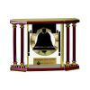 [EX103] Executive 4-Pillar Gold & Rosewood Piano Finish Clock  Thumbnail