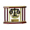 [EX103] Executive 4-Pillar Gold & Rosewood Piano Finish Clock  Thumbnail