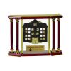 [EX103] Executive 4-Pillar Gold & Rosewood Piano Finish Clock  Thumbnail