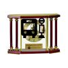[EX103] Executive 4-Pillar Gold & Rosewood Piano Finish Clock  Thumbnail