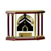[EX103] Executive 4-Pillar Gold & Rosewood Piano Finish Clock  Thumbnail