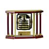 [EX103] Executive 4-Pillar Gold & Rosewood Piano Finish Clock  Thumbnail
