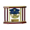 [EX103] Executive 4-Pillar Gold & Rosewood Piano Finish Clock  Thumbnail