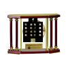 [EX103] Executive 4-Pillar Gold & Rosewood Piano Finish Clock  Thumbnail