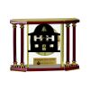 [EX103] Executive 4-Pillar Gold & Rosewood Piano Finish Clock  Thumbnail