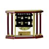 [EX103] Executive 4-Pillar Gold & Rosewood Piano Finish Clock  Thumbnail