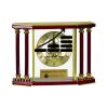 [EX103] Executive 4-Pillar Gold & Rosewood Piano Finish Clock  Thumbnail