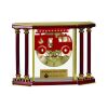 [EX103] Executive 4-Pillar Gold & Rosewood Piano Finish Clock  Thumbnail