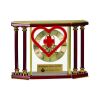 [EX103] Executive 4-Pillar Gold & Rosewood Piano Finish Clock  Thumbnail