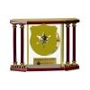 [EX103] Executive 4-Pillar Gold & Rosewood Piano Finish Clock  Thumbnail