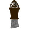 FTB202 15" Antique Silver Football Award Thumbnail